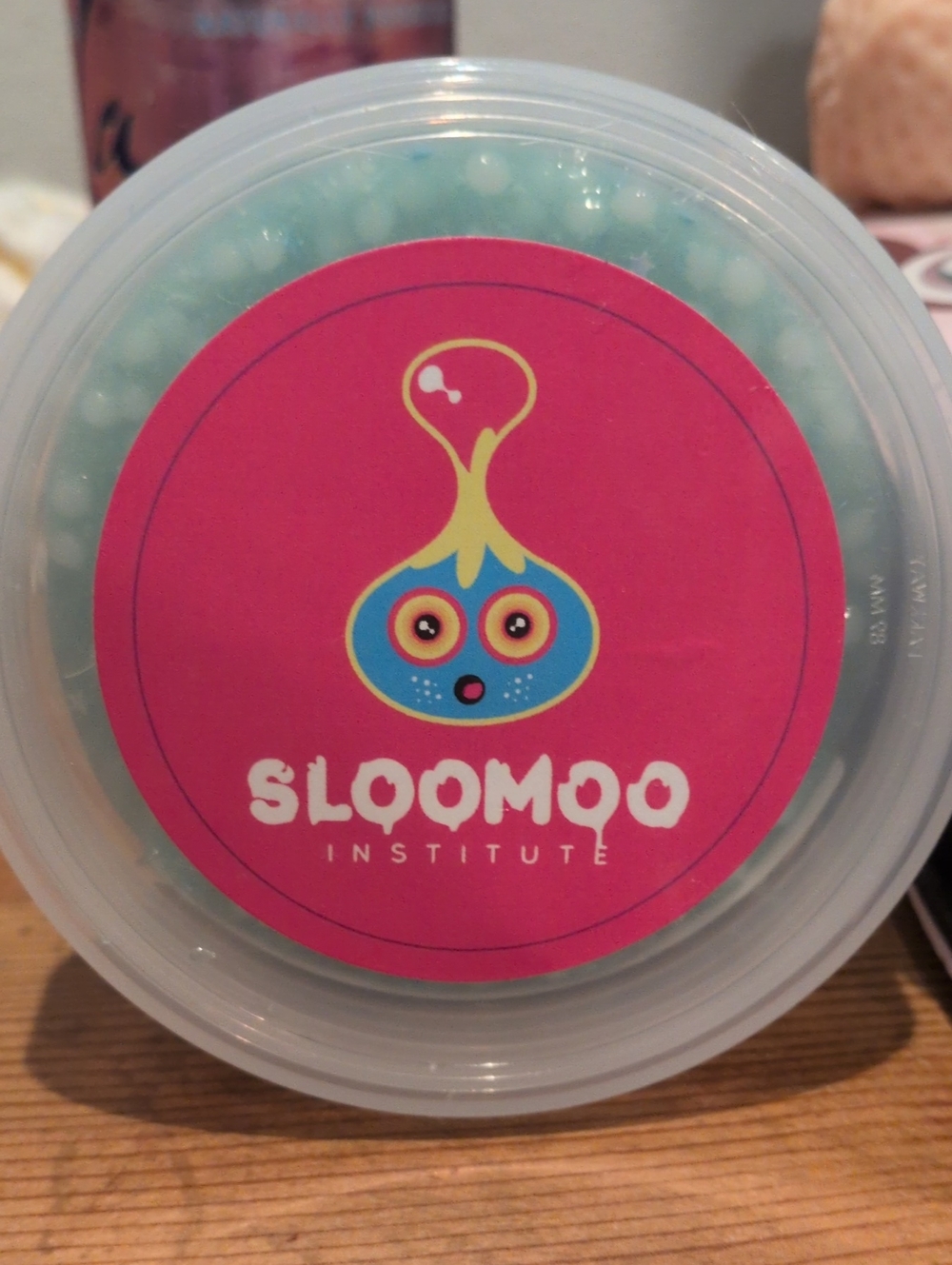 Blue Foam Bead Stress Ball - Sloomoo